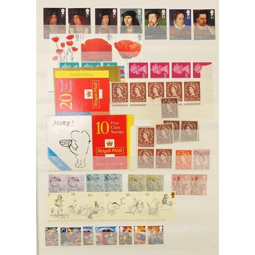 1500 - Mint unused stamps arranged in an album including first class and second class examples