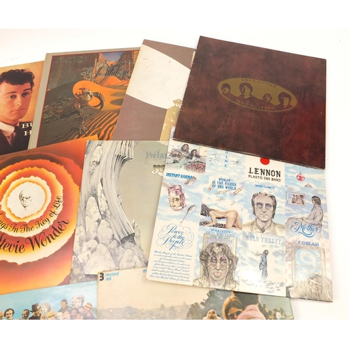 1441 - Vinyl LP's and a CD including two Beatles Sgt Pepper's Lonely Hearts Club Band with cut outs, Led Ze... 