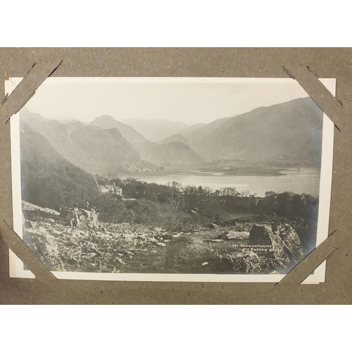 1310 - Edwardian and later topographical postcards, mostly of Keswick arranged in an album, including some ... 