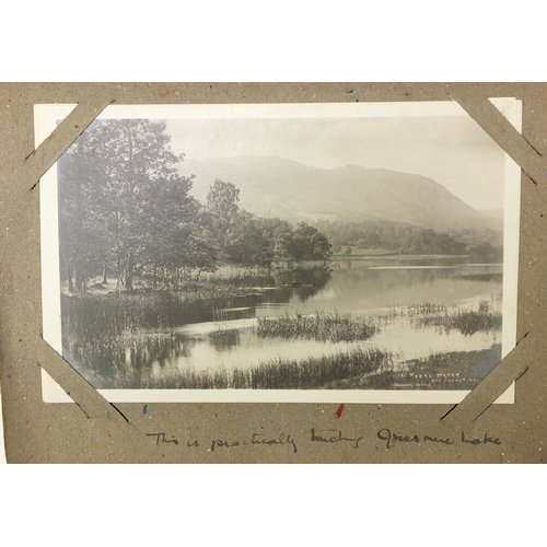 1310 - Edwardian and later topographical postcards, mostly of Keswick arranged in an album, including some ... 