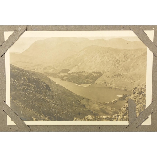 1310 - Edwardian and later topographical postcards, mostly of Keswick arranged in an album, including some ... 