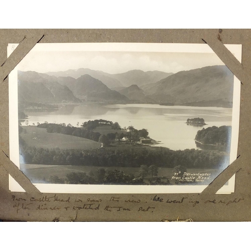 1310 - Edwardian and later topographical postcards, mostly of Keswick arranged in an album, including some ... 