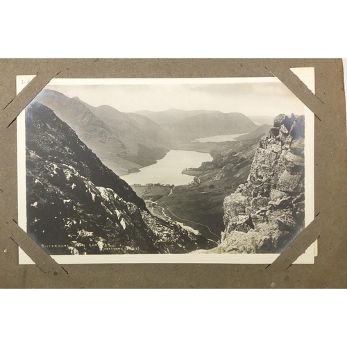 1310 - Edwardian and later topographical postcards, mostly of Keswick arranged in an album, including some ... 