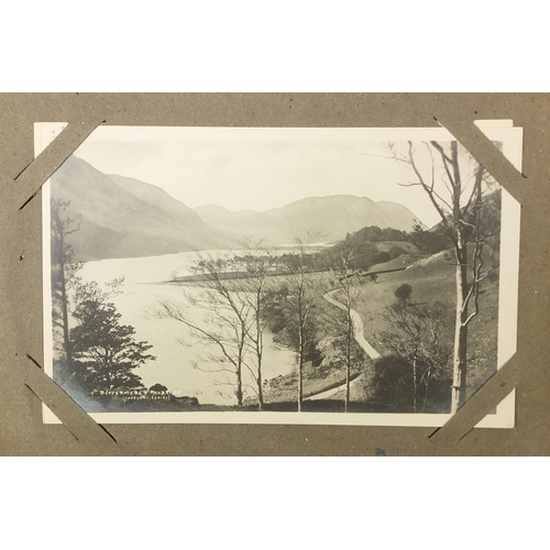 1310 - Edwardian and later topographical postcards, mostly of Keswick arranged in an album, including some ... 