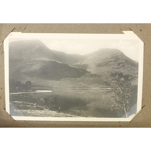 1310 - Edwardian and later topographical postcards, mostly of Keswick arranged in an album, including some ... 