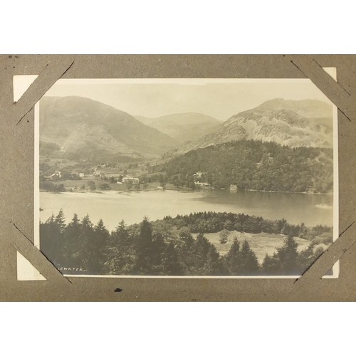 1310 - Edwardian and later topographical postcards, mostly of Keswick arranged in an album, including some ... 