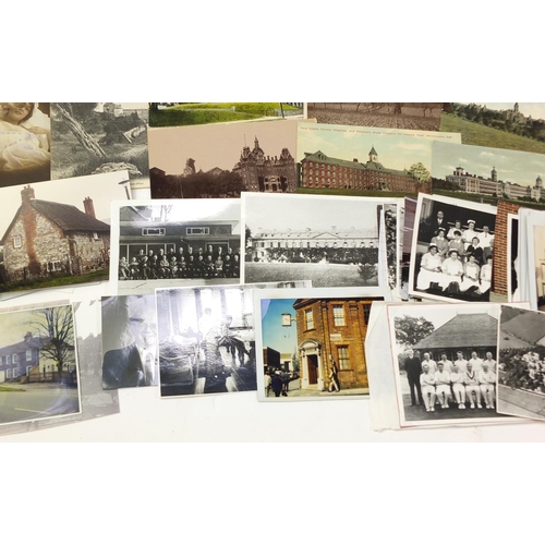 1118 - Edwardian and later postcards, predominantly asylums some black and white photographic including Ess... 