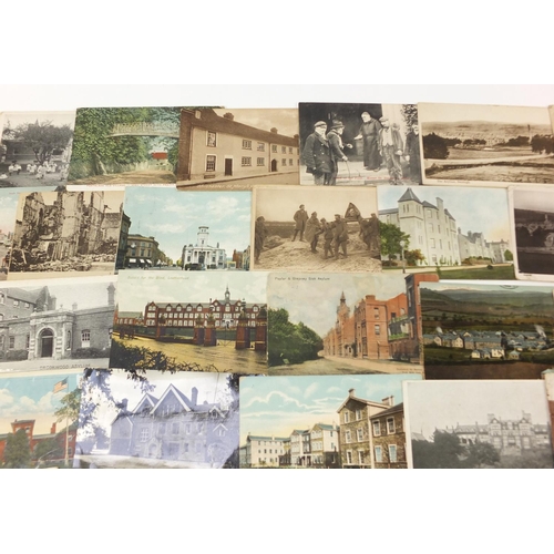 1118 - Edwardian and later postcards, predominantly asylums some black and white photographic including Ess... 