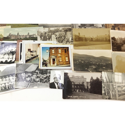 1118 - Edwardian and later postcards, predominantly asylums some black and white photographic including Ess... 