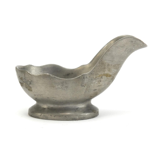 1131 - Dunhill pewter pipe rest, 8cm wide