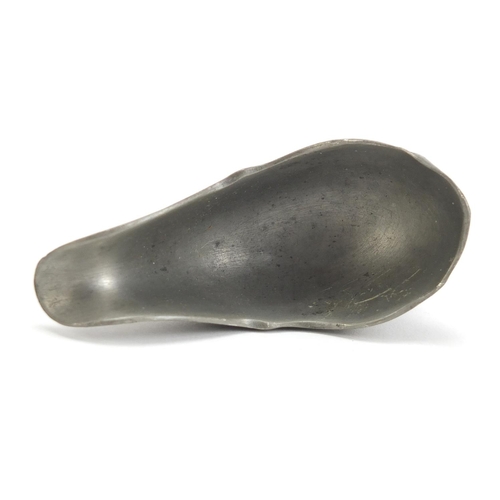 1131 - Dunhill pewter pipe rest, 8cm wide