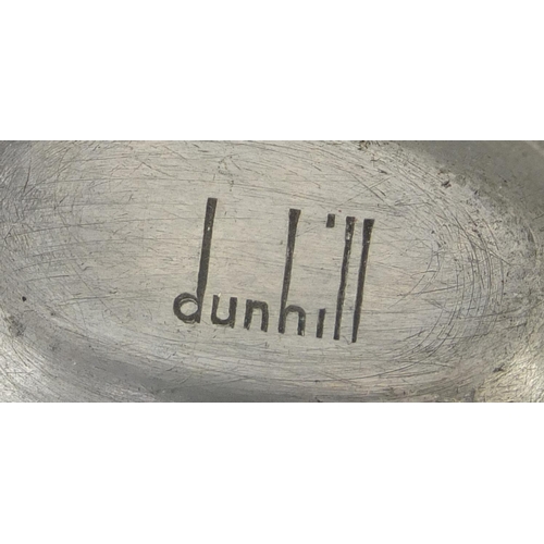 1131 - Dunhill pewter pipe rest, 8cm wide