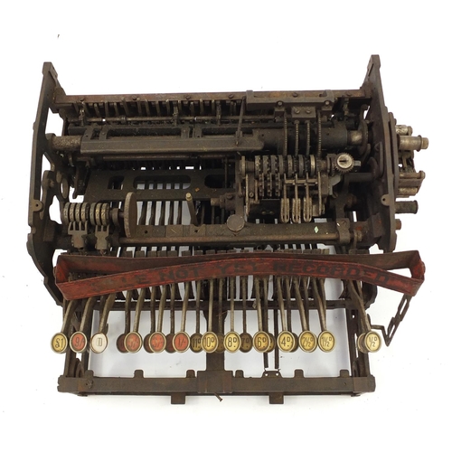 781 - American brass National cash register, Dayton Ohio USA, for restoration