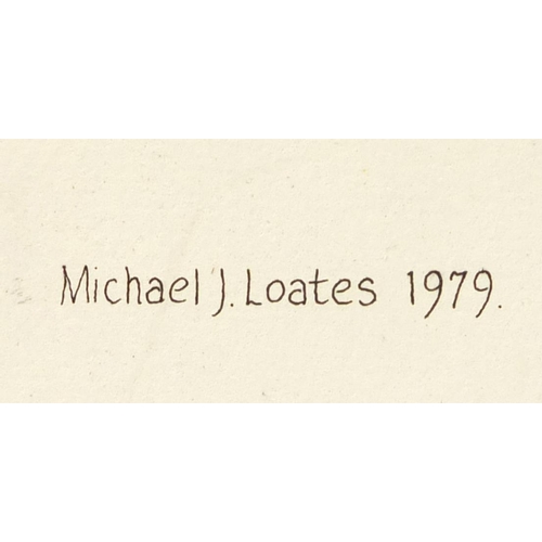 899 - Michael J Loates 1979 - Birds including eagles head, seagull in flight etc, five watercolours, unfra... 