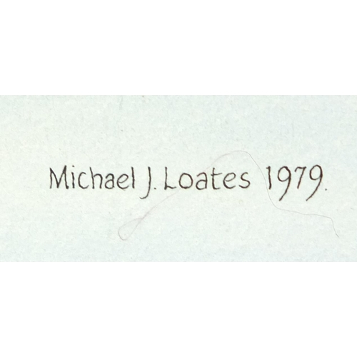 899 - Michael J Loates 1979 - Birds including eagles head, seagull in flight etc, five watercolours, unfra... 