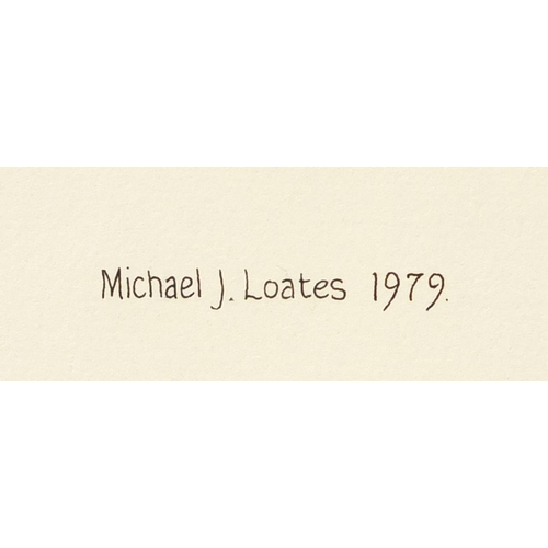 899 - Michael J Loates 1979 - Birds including eagles head, seagull in flight etc, five watercolours, unfra... 