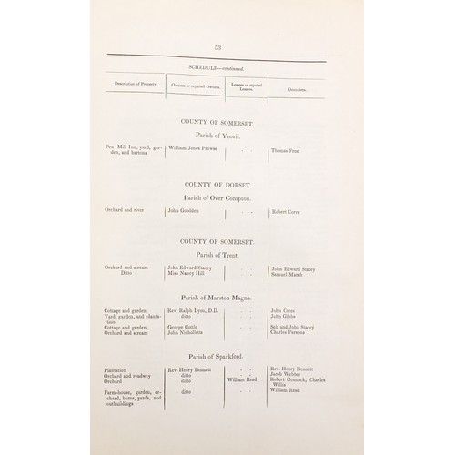 1464 - Railway interest the 1845 Wilts, Somerset and Weymouth railway land clauses consolidation act, 32cm ... 