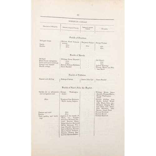 1464 - Railway interest the 1845 Wilts, Somerset and Weymouth railway land clauses consolidation act, 32cm ... 