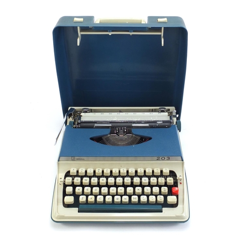 1536 - Imperial 203 typewriter with case