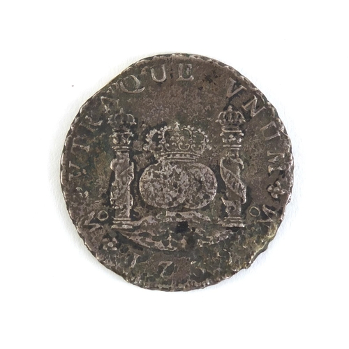 803 - Spanish 1739 eight reales, 21.7g