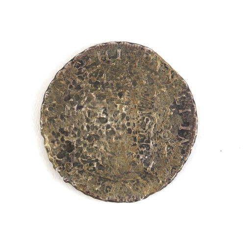 803 - Spanish 1739 eight reales, 21.7g