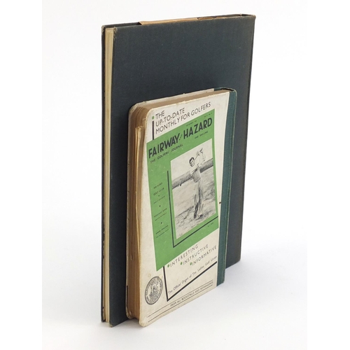 608 - Golf Made Easy 1933 edition by J. Forrest with fold out plates, London published together with 50 Mi... 