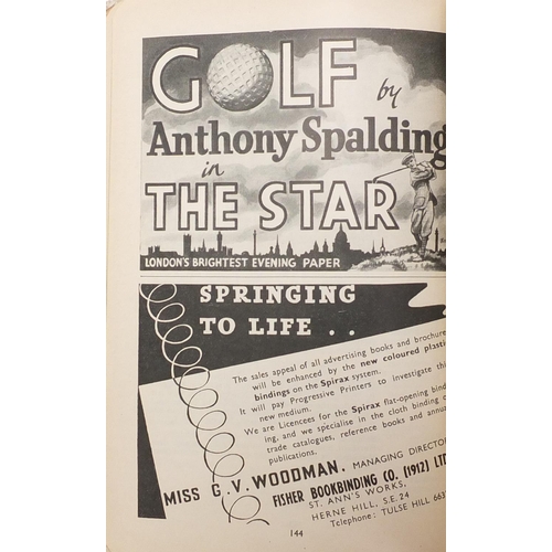 608 - Golf Made Easy 1933 edition by J. Forrest with fold out plates, London published together with 50 Mi... 