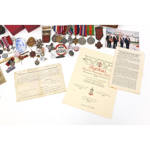 678 - British military World War II medal group relating to Mieczystaw Skibinski of the Polish Armed Force... 