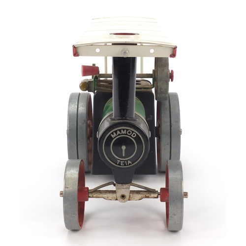 718 - Mamod steam tractor traction engine, 36.5cm wide