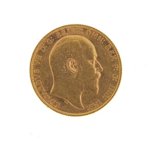 448 - Edward VII 1909 gold sovereign