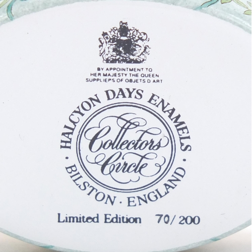 939 - Halcyon Days enamel patch box commemorating Ferdinand and Isabella consolidating their reign with th... 