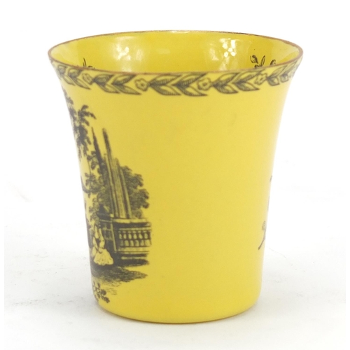 940 - Halcyon Days enamel beaker with box, 6cm high