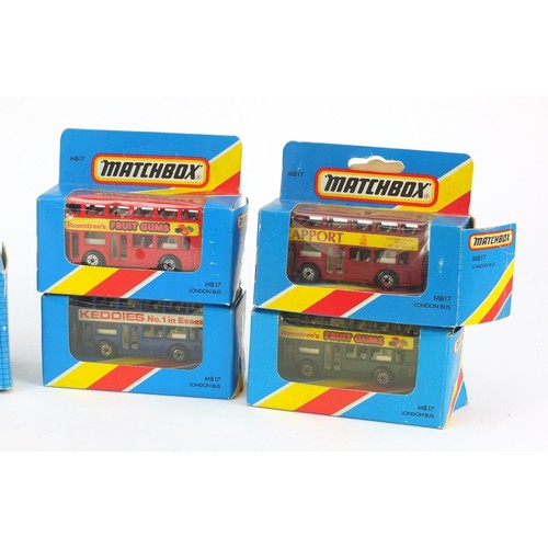 1386 - Vintage Matchbox die cast vehicles with boxes including Workin Wheels and Superkings