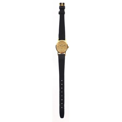 564 - Ladies gold plated Omega Genève wristwatch