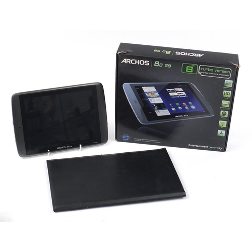 1065 - Archos 8GB android Honeycomb tablet with box