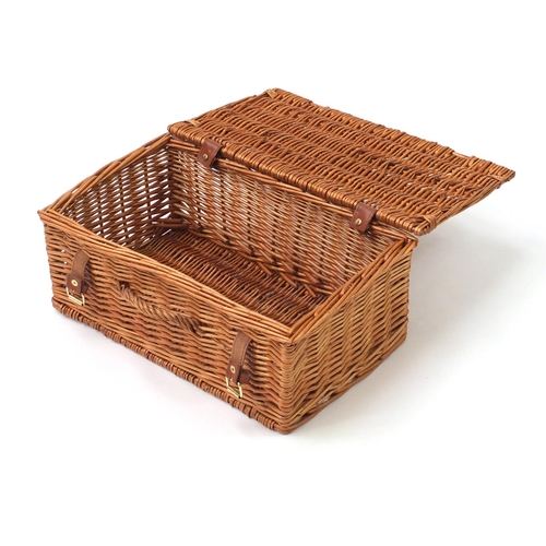 1357 - Fortnum & Mason wicker basket, 41cm wide