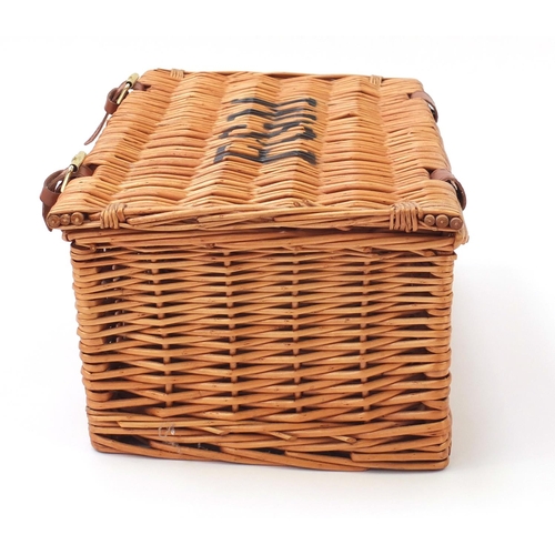 1357 - Fortnum & Mason wicker basket, 41cm wide