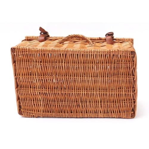 1357 - Fortnum & Mason wicker basket, 41cm wide