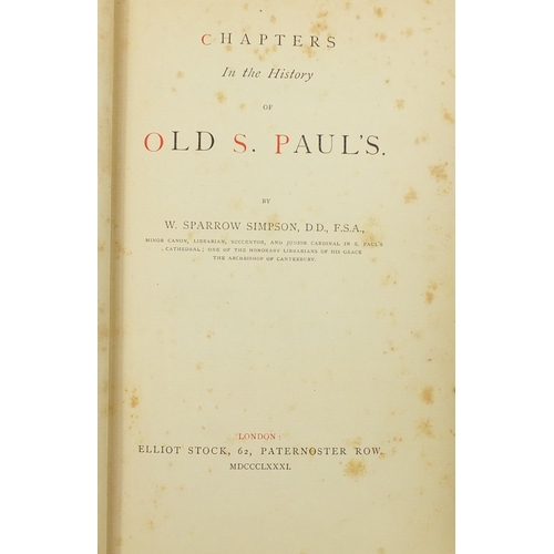 654 - Nine antiquarian hardback books, five leather bound, comprising London in the Olden Time series 1 an... 