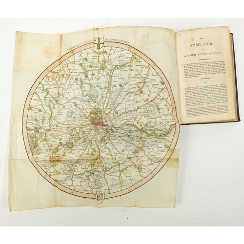 613 - Seven antiquarian hardback books, six with pull out maps/plates comprising Guy's Geographia Antiqua:... 