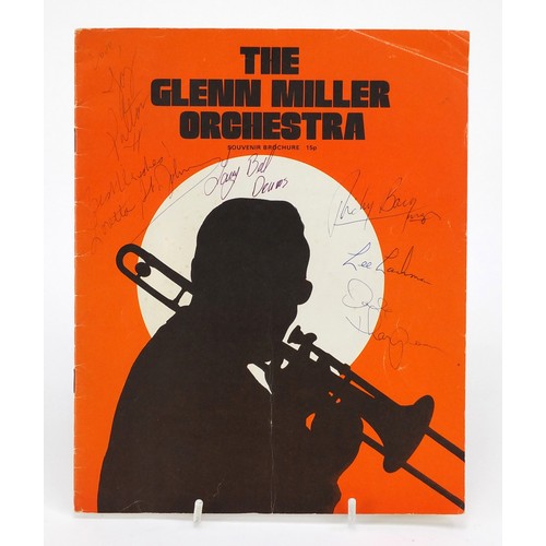 868 - The Glenn Millar Jazz band souvenir brochure with autographs