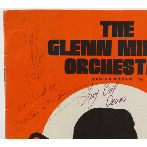 868 - The Glenn Millar Jazz band souvenir brochure with autographs