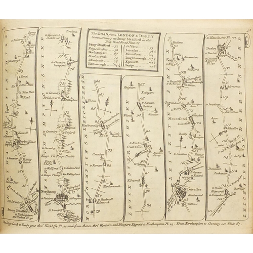 611 - Kitchin's Post-Chaise Companion through England and Wales Containing all the Ancient and New  Additi... 