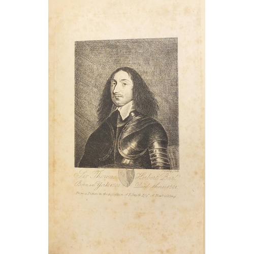 610 - Memoirs of the Two Last Years of the Reign of King Charles I by Sir Thomas Herbert, early 19th centu... 