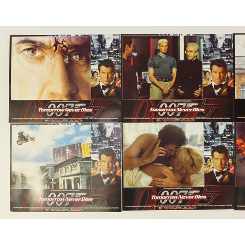 1362 - ** WITHDRAWN ** Collection of James Bond 007 Tomorrow Never Dies cinema lobby cards