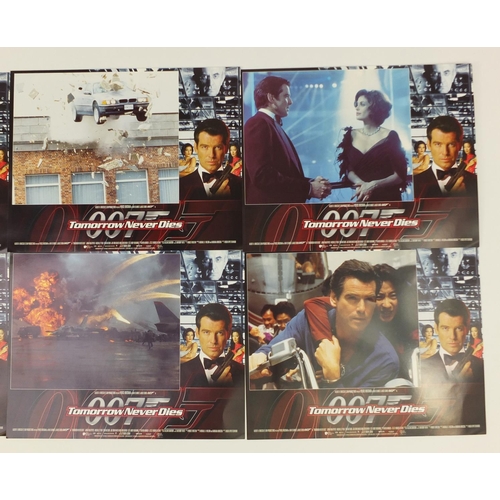 1362 - ** WITHDRAWN ** Collection of James Bond 007 Tomorrow Never Dies cinema lobby cards