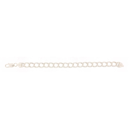 1148 - Silver multi link bracelet, 19cm in length, 7.5g