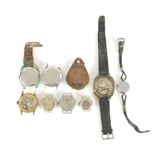 1352 - Vintage wristwatches including Burgana watch, Bakobe, Posoh and Omnta