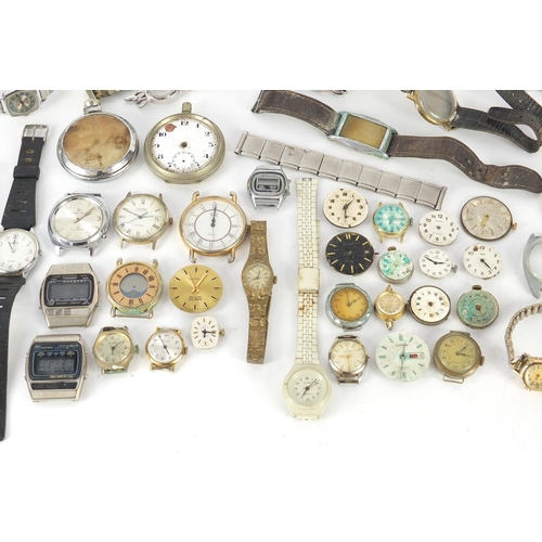 1354 - Collection of vintage and later wristwatches