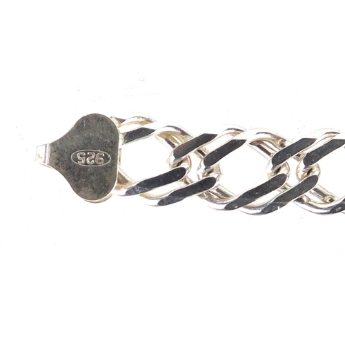 730 - Silver multi link bracelet, 20cm in length, 19.2g